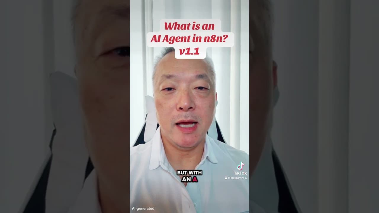 What is an AI Agent in n8n? Pt1.1